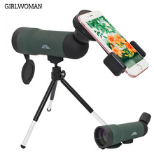 Girlwoman-lente de Zoom 20x50 para teléfono inteligente, Telescopio para teléfono móvil, lente de cámara para Iphone x 8plus y Huawei 2024 - compra barato