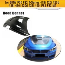 Carbon Fiber Car Racing Hood Bonnet Engine Cover for BMW BMW 3 / 4 Series F30 F32 F82 F83 M4 2024 - buy cheap