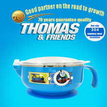 Thomas children's tableware children's bowl 350 ml water injection bowl with suction cup temperature adjustment function 2024 - buy cheap