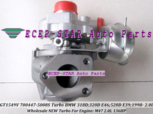 Free Ship GT1549V 700447 700447-5008S 700447-0008 11652248901 Turbo Turbocharger For BMW 320D 520D E39 1999-01 M47 2.0L 136HP 2024 - buy cheap