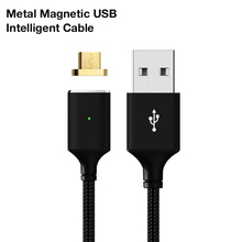 Плетеные микро мини USB кабели Магнитный кабель для зарядки данных кабель для быстрой зарядки для Samsung S7 S6 Note4 Hauwei Honor Xiaomi Android 2024 - купить недорого