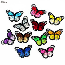 10 Colors a Lot Embroidered Butterfly Patches Iron on Transfers for Clothing Sewing Appliques for Jacket Bags Stickers 2024 - buy cheap