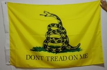 Flag custom DON'T TREAD ON ME Hot Sell Goods 3X5FT 150X90CM Banner brass metal holes 2024 - buy cheap