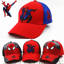 Spiderman Cartoon Children Embroidery Cotton Cosplay Baseball Cap kids Boy Girl Hip Hop Hat Spiderman Cosplay hat 2024 - buy cheap