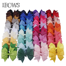 5 Pcs/lot 3 Inch Solid Color Printed Hairgrips Soft Hair Clips Boutique Handmade Hairbow For Girls Hair Accessories 2024 - buy cheap