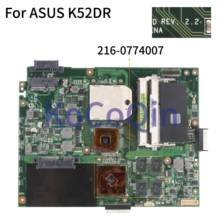 KoCoQin Laptop motherboard For ASUS K52DR A52DE K52DE A52DR K52D Core AMD 216-0774007 Mainboard REV:2.0 tested 2024 - buy cheap