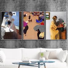 Impresión en lienzo para decoración del hogar, imágenes artísticas de pared para sala de estar, póster en lienzo francés, impresiones de Stark vallobutton 2024 - compra barato