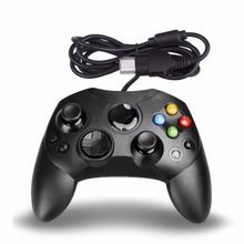 Новый Классический проводной джойстик, контроллер для Microsoft, оригинальный контроллер для Xbox, черный геймпад, ретро контроллер джойстика 2024 - купить недорого
