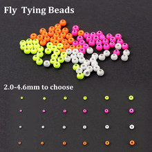 Maximumcatch25 pieces 2.0-4.6mm tungstênio fly que amarra o material contas de amarração da mosca pintadas grânulos de bola da ninfa da mosca 2024 - compre barato