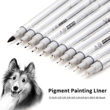 Pigma Micron Marker Pens set Needle Waterproof Drawing Sketch Hook Line Pen Paint Water Based Pigment Handwriting Art Supplies 2024 - buy cheap