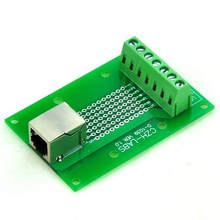 RJ11/RJ12 6P6C Right Angle Jack Breakout Board, Terminal Block Connector. 2024 - buy cheap