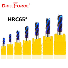 1PC 1R0.2-12R2 HRC65 Solid Carbide Tungsten 4 Flutes Radius Angle Corner Rounding End Mills Milling Cutter CNC Machining Tools 2024 - buy cheap