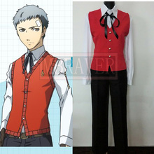 Disfraz de Persona 4, conjunto rojo personalizado de uniforme de Cosplay, Mada Akihiko 2024 - compra barato