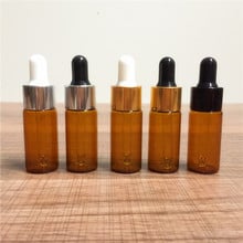 20pcs/lot 10ml 15ML 20ml Empty Amber Brown Glass Dropper Vials for Essential Oil Use 1/3oz E-liquid Drop Containers 2024 - buy cheap