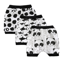 Baby Boy Girls Short pants Baby Bloomers Summer Kids Girls Boys Short pants Lodge Feather Pattern Kids Summer Clothes 3pcs 2024 - buy cheap