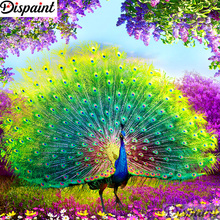 Dispaint Full Square/Round Drill 5D DIY Diamond Painting "Animal peacock" 3D Embroidery Cross Stitch 5D Home Decor A11396 2024 - buy cheap