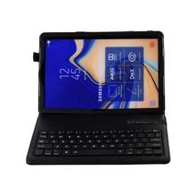 Funda con teclado para tableta Samsung Galaxy Tab S4 10,5 T830 T835, soporte de cuero PU, desmontable, Bluetooth, cubierta de Teclado + bolígrafo 2024 - compra barato