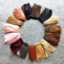 100PCS Wholesale Synthetic Fiber DIY Doll Hair For Doll Wigs 2024 - buy cheap