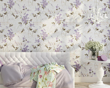 Beibehang campo papel de parede pequeno floral moda europeia retro estilo nostálgico quarto sala estar para paredes 3 d 2024 - compre barato