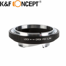 K & F CONCEPT-adaptador de montaje para lentes FD a L/M, adaptador de montaje para lentes Canon FD a Leica M Mount cuerpo de cámara DSLR 2024 - compra barato
