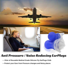 5 pares de tampões para os ouvidos, tampões de ouvidos com filtro de silicone de alta fidelidade para dormir tampões com cancelamento de ruído reutilizáveis adequados para viagens 2024 - compre barato