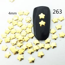 500pcs/pack Japan Alloy Nail Art 3D 4mm Plum Blossom Flower Rivets Studs Metal Decoration for Phototherapy Nail Sticker DIY 2024 - buy cheap