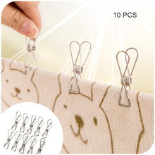 10pcs Multipurpose Stainless Steel Clips Clothes Pins Pegs Holders Clothing Clamps Sealing Clip Household Clothespin 2024 - buy cheap
