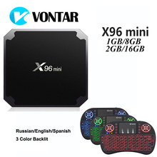 VONTAR X96mini Android 7.1 Smart TV BOX 2GB 16GB Amlogic S905W Quad Core 2.4GHz WiFi  X96 mini 1GB 8GB Set top box Android 9.0 2024 - buy cheap