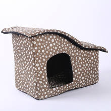 Pet Dog House Soft Winter Removeable Beds For Small Large Dogs Colorful Warm Mats Chihuahua kennile Cave Accessories DOGGYZSTYLE 2024 - buy cheap