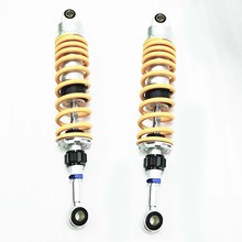 Amortecedor de motocicleta ajustável, suspensão traseira para honda ymaha suzuki kawasaki ktm atv street motos, um par, 375mm, 380mm 2024 - compre barato