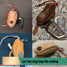 Molde de cuchillo de troquelado para llave de coche, bolsa de llavero, patrón de herramienta de punzón manual 2024 - compra barato