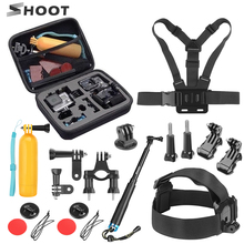 Shoot Action Camera Accessories Set for GoPro Hero 6 5 7 Black 4 3 Session Xiaomi Yi 4K Sjcam Sj4000 Chest Head Strap Mount Kits 2024 - buy cheap