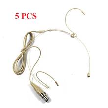 Bolymic Beige Headset mic 3 Pins XLR Jack for Samson Wireless microphone headworn 5 PCS 2024 - buy cheap