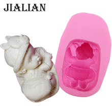 3D Bear baby handmade soap mold chocolate cake decorating tools DIY baking fondant silicone mold T0283 2024 - buy cheap