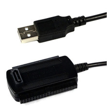 LANDFOX 2019 Новый Универсальный Переходник USB 2,0 к IDE SATA для жесткого диска 2,5 3,5 HDD Черный Прямая поставка 2024 - купить недорого