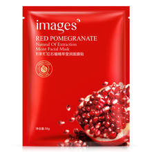 Plants Red pomegranate Facial Mask Smooth Moisturizing Oil Control Shrink Pores Mask for face Fabric Wrapped Mask Skin Care 2024 - buy cheap