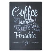 [ Mike86 ] Coffee Make Everything Possible Vintage Metal Signs Home Decor Wall art retro Craft 20*30 CM Mix Items B-333 2024 - buy cheap