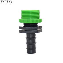 Irrigation hose male Thread 1/2 to 16mm hose barb Connector end plug irrigation 3/4 to 1/2" plastic barb adapter 2pcs 2024 - buy cheap