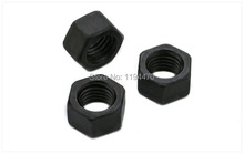Tuerca Hexagonal de acero al carbono 500, 8,8 unids/lote, DIN934 M4, color negro 2024 - compra barato