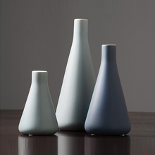Современная высококачественная керамическая ваза, геометрическое искусство, настольные вазы, предметы интерьера, сушеные вазы для цветов, свадебные украшения для дома 2024 - купить недорого