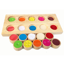Kids Early Learning Educational Toy Block Montessori Sensory Math Colors Challenge Memory Wooden Match Game Children Xmas Gift 2024 - buy cheap
