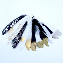 Feathers 10pcs 6-8 Inches 14-20cm Goose Plumes Feathers for Carnival Halloween Christmas DIY Craft Decoration Accessories 2024 - buy cheap