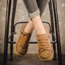 Primavera nuevos zapatos planos zapatos de mujer zapatos de otoño zapatos de mujer encaje Casual-pisos cómodos punta redonda mocasines zapatos de moda zapatos planos zapatos 2024 - compra barato