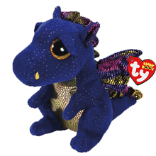 Ty Plush Animal Doll Saffire Blue Dragon Soft Stuffed Toys With Tag 6" 15cm 2024 - buy cheap