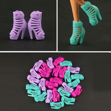 Calçados de salto alto para boneca barbie, tamanhos diferentes, 3 cores disponíveis 2024 - compre barato