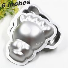 Latest unique design 6 inches bear's paw claw shape aluminium alloy cake candy fondant mould for DIY kitchen bakery mold 2024 - buy cheap