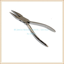 free shipping 204 stainless steel flat nose pliers Gold and silver jewelry processing equipment Gold farming tools 2024 - buy cheap