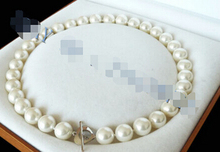12mm AAA+ White south sea shell pearl necklace Factory Wholesale price 18inch real Women Fine for lady  jewelry 2024 - buy cheap