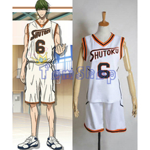 Camiseta de baloncesto del Anime Kuroko #6, uniforme deportivo de Midorima Shintaro, Cosplay 2024 - compra barato