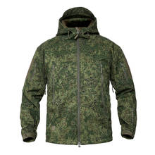 Lurker Shark Soft Shell Military Tactical  Hiking Jacket Men Waterproof Warm Windbreaker Coat Camouflage Hooded Jacket 2024 - buy cheap